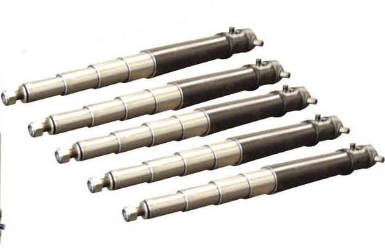 Single acting telescopic cylinder