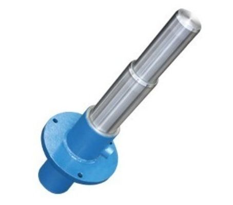 Single acting telescopic cylinder,2 stages,flange type